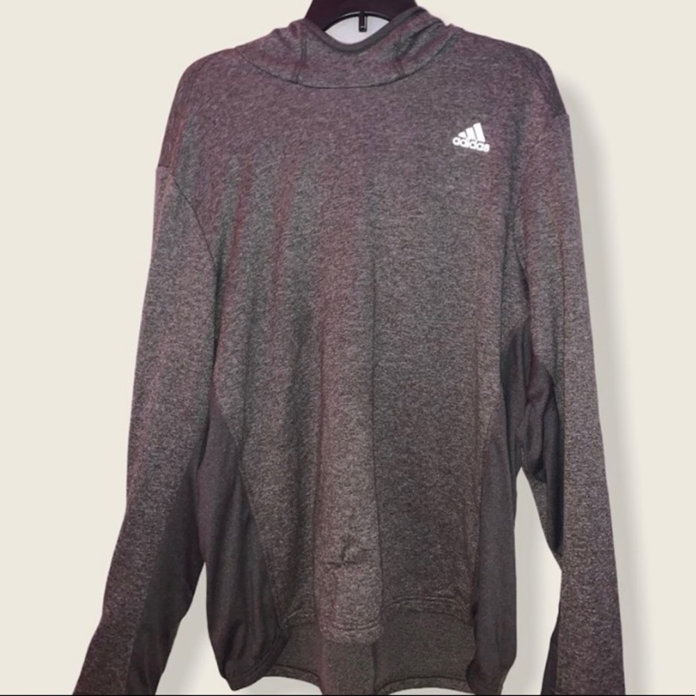 grey adidas hoodie